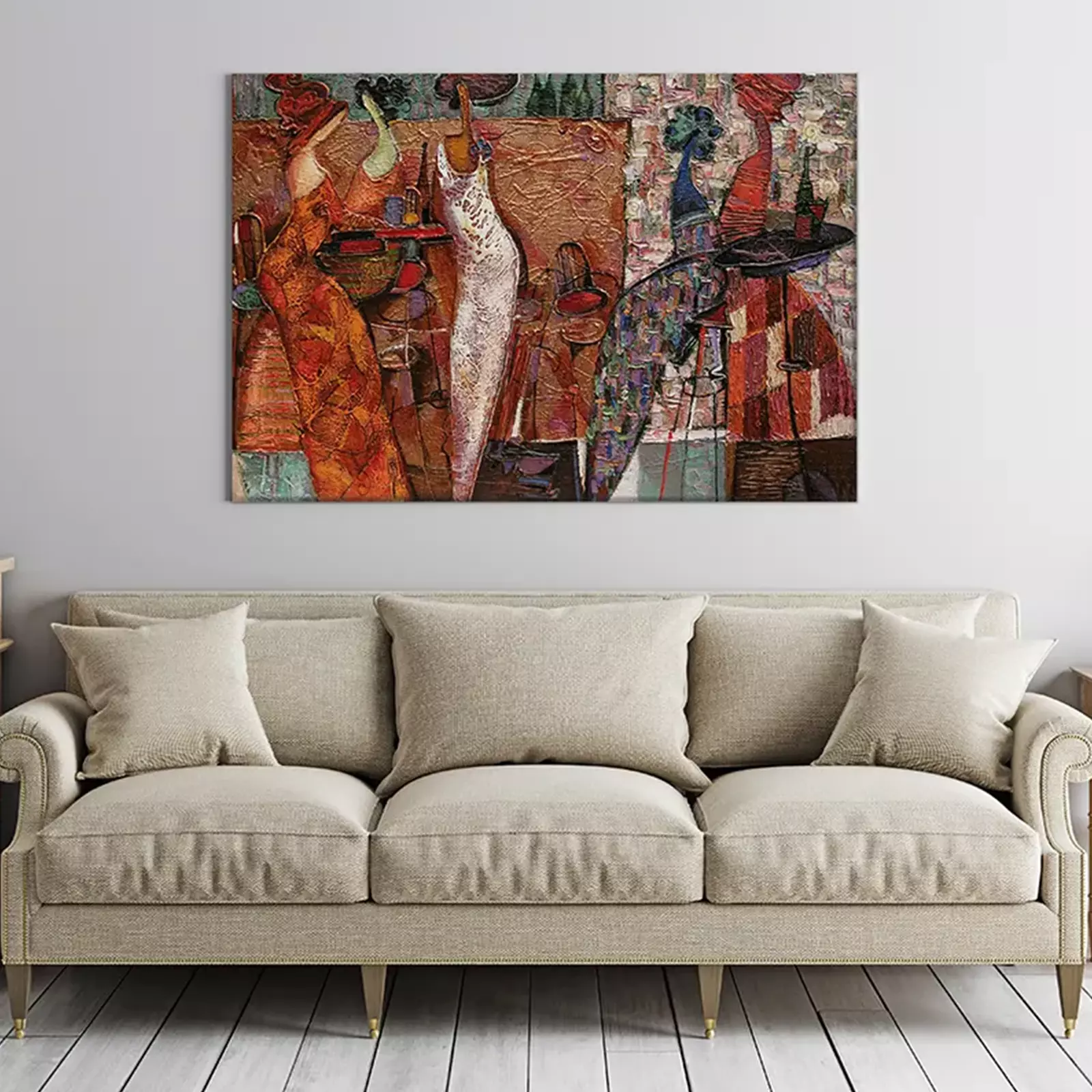 Woman Figure Modern Illustration by Roman Nogin